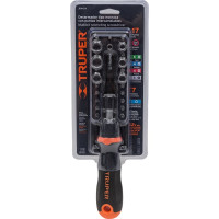 Отвертка с трещоткой и битами Truper JDM-24 18222