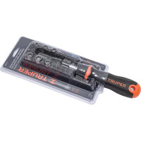 Отвертка с трещоткой и битами Truper JDM-24 18222