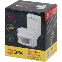 Прожекторный датчик движения 1200Вт, IP-44, 12м ЭРА MD 01 Б0004265