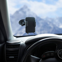 Держатель для телефона Airline присоска на лобовое стекло на короткой штанге AMS-U-03