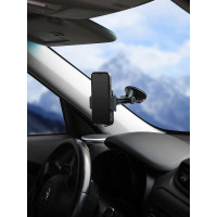 Держатель для телефона Airline присоска на лобовое стекло на короткой штанге AMS-U-03