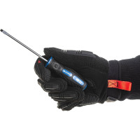 Отвертка FIT IT двухцвет.противоскол.ручка, CrV,магн.кончик, 4 х 100 мм, шлиц 55134