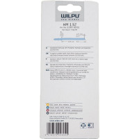 Пилка по стеклопластику и газобетону HM 132 Т341НМ (1 шт; 132х7.8х1.9 мм; 100 мм; 6 TPI; HM) WILPU 0289500001