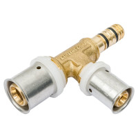 Тройник пресс 20х16х16 Uni-Fitt 706G7660