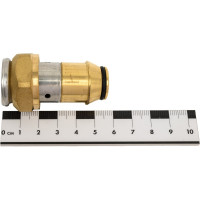 Муфта пресс-ВР 20х3/4 с накидной гайкой, никелированная, евроконус Henco 19P-2005