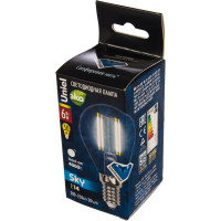 Светодиодная лампа Uniel LED-G45-6W/NW/E14/CL PLS02WH UL-00001371