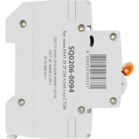 Автоматический выключатель ВА47-29 (2Р; 20 А; 4.5 кА; С) TDM ELECTRIC SQ0206-0094