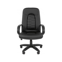 Кресло для руководителя Easy Chair 683 TPU черное, экокожа, пластик 1318293