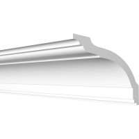 Потолочный карниз Decor-Dizayn ударопрочный влагостойкий под покраску 97Х84Х2000 мм DD08