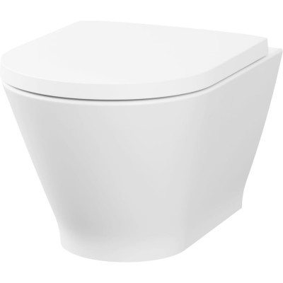 Безободковый подвесной унитаз Lavinia Boho Elegant в наборе 2 в 1 3308001R