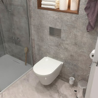 Безободковый подвесной унитаз Lavinia Boho Elegant в наборе 2 в 1 3308001R