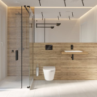 Безободковый подвесной унитаз Lavinia Boho Biore в наборе 2 в 1 3304003R