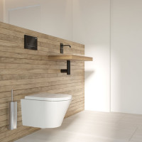 Безободковый подвесной унитаз Lavinia Boho Biore в наборе 2 в 1 3304003R