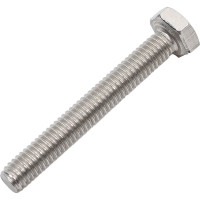Болты КРЕП-КОМП с полной резьбой, нержавеющие, DIN933, А2, 4х30, 500 шт. бпн430
