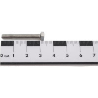 Болты КРЕП-КОМП с полной резьбой, нержавеющие, DIN933, А2, 4х30, 500 шт. бпн430