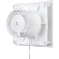 Осевой вытяжной вентилятор ERA QUADRO 5-02, с шнуровым тяговым выключателем, диаметр 123 мм, 90-06429