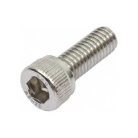 Винт с внутренним шестигранником КРЕП-КОМП нержавейка, DIN 912, А2, 6х16 50 шт. вшн616мф
