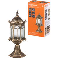 Светильник уличный TDM ELECTRIC "Ампир" 60 Вт, стойка шагрень/бронза Е27 SQ0330-0088