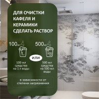 Концентрированное средство для мытья сантехники КЕНАЗ гель от ржавчины и налета 809929