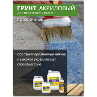 Акриловая грунтовка White House для внутренних работ 10 кг 15564