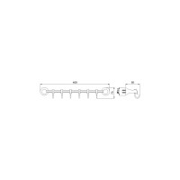 Крючок для полотенец Potato 6 крючков P7514-6