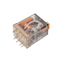 Промежуточное реле Finder 2 перекидных контакта 10А, 230В AC, 553282300040