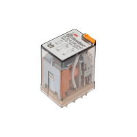 Промежуточное реле Finder 2 перекидных контакта 10А, 230В AC, 553282300040