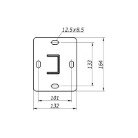 Крепление DKC к потолку SSM, горячеоцинкованное 1шт BSF2901HDZ