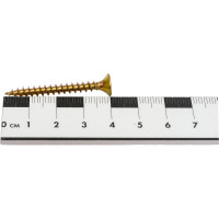 Саморез КРЕП-КОМП желтый цинк, POZY, 4,5х40, 50 шт. жд4540мф