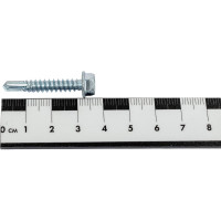 Кровельный саморез КРЕП-КОМП цинк 7 мкм, без шайбы, 5,5x32 К, 20 шт. скбш5532мф