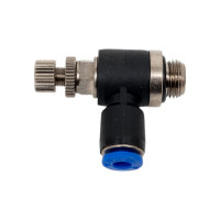 Дроссель с обратным клапаном 4 мм G1/8" CDC Pneumatics NSC 04G01