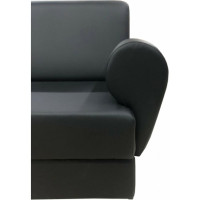 Диван Мягкий офис Кардинал двухместный черный КРД201ЧН