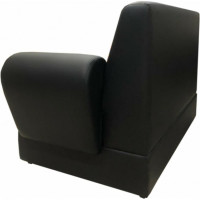 Диван Мягкий офис Кардинал двухместный черный КРД201ЧН