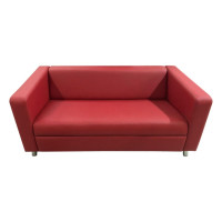 Диван Мягкий офис Аполло трехместный красный АП301КР