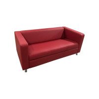 Диван Мягкий офис Аполло трехместный красный АП301КР