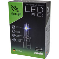Комплект ламп Clearlight LED Flex H1, 3000 Лм, 6000 K, 2 шт. CLFLXLEDH1