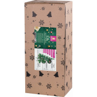 Новогодняя искусственная ель Золотая сказка Velvet Pinewood 120 см, ПВХ, с инеем и шишками 591702