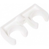 Крепеж ПП трубы РВК D25, двойной 030310