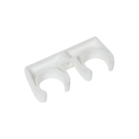 Крепеж ПП трубы РВК D25, двойной 030310