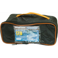 Трос буксировочный грузовой 42000кг L-5 метров, ширина 120мм петля-петля в сумке Megapower M-78542 898088