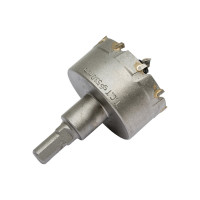 Коронка по металлу 53 мм с пластинами ВК8 WOLFSTAR cw00039