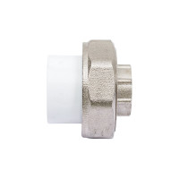 Комбинированная муфта РВК разъемная, раструбная ПП D25-1/2 ВР 020567