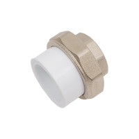 Комбинированная муфта РВК разъемная, раструбная ПП D40-1 1/4 ВР 020582