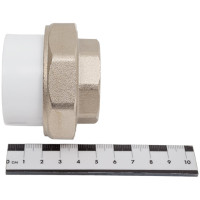 Комбинированная муфта РВК разъемная, раструбная ПП D40-1 1/4 ВР 020582