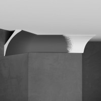 Потолочный карниз Stenopol 60х40х2000 мм под покраску C7212