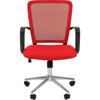 Компьютерное кресло CHAIRMAN 698 хром красный 00-07077477