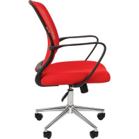 Компьютерное кресло CHAIRMAN 698 хром красный 00-07077477