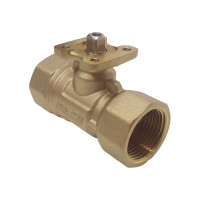Двухходовой шаровой кран TECHNO 2025А латунный, под привод DN25, G1 КVS 10.0 640225-1