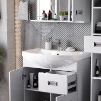 Тумба с раковиной Onika Балтика 60 напольная с ящиком (ум. Балтика 60) 106041