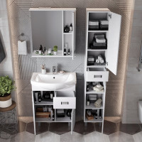 Тумба с раковиной Onika Балтика 60 напольная с ящиком (ум. Балтика 60) 106041